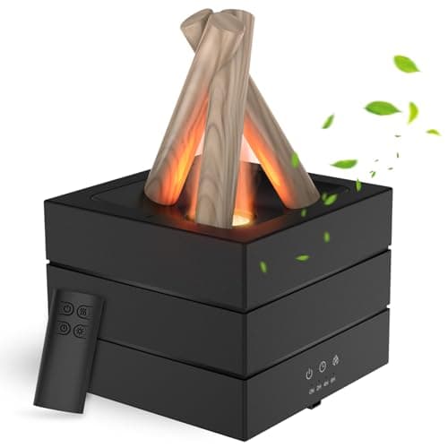 Essential Oil Diffuser, 280ML Ultrasonic Humidifier with Essential Oil Diffuser, Remote Control, Timer & Waterless Auto-Off, 7 LED Colors, for Home Bedroom Office Yoga Room Spa Room