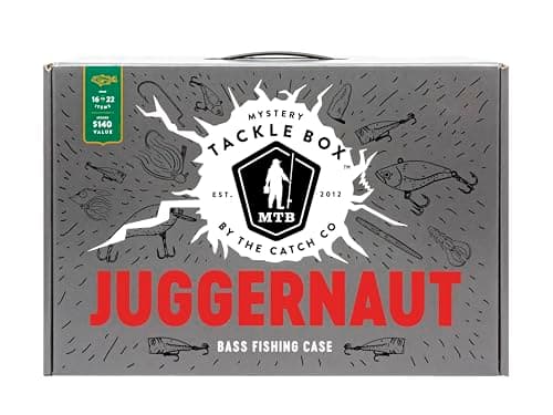 Catch Co Mystery Tackle Box Juggernaut Freshwater Bass Fishing Kit | Largemouth Bass | Smallmouth Bass | Topwater Fishing | Power Fishing