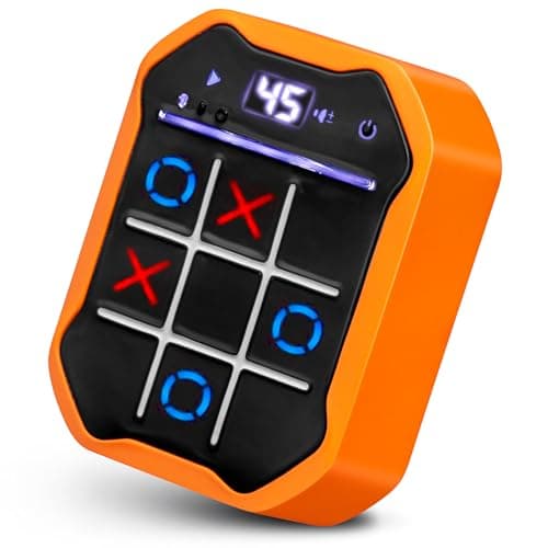 Electronic Tic-Tac-Toe Handheld Game | 3-in-1 Memory & Brain Games | Birthday Gift for Kids and Adults | Touchscreen Travel Friendly with Sound & Voice Effects for Kids Age 7+