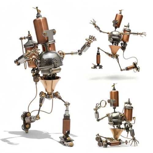 3D Metal Puzzle for Adults, Steampunk Mechanical Model Building Kit - 3D Jigsaw Puzzle for Teens & Adults, Challenging & Creative DIY Art Project, Unique Gift Idea