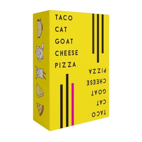 Taco Cat Goat Cheese Pizza Wildly Entertaining Card Game for Family and Group Game Night | Easy to Learn and Play with 10-15 Minute Rounds | Fun for Kids, Teens, Adults, and Families | 2-8 Players