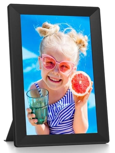 Uhale 10.1inch Digital Picture Frame WiFi Smart Touch Screen Digital Photo Frame 1280 * 800 IPS HD Display Screen Electronic Photo Frame 16GB Storage, Send Photos and Videos Instantly with Uhale