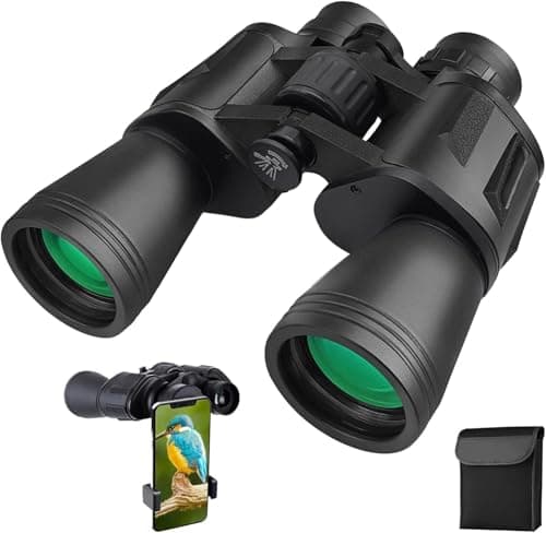 20x50 Binoculars for Adults, HD High Powered Professional Binoculars for Bird Watching Travel Stargazing Concerts Outdoor Sports-BAK4 Prism FMC Lens,Waterproof