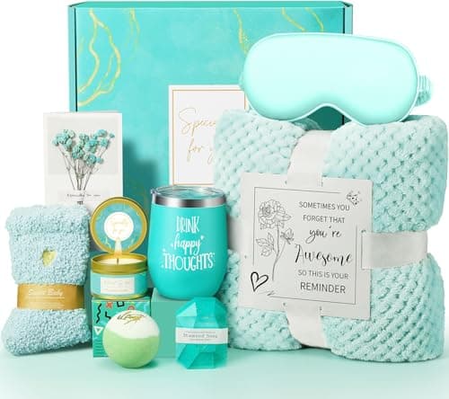 Happy Birthday Gifts for Women Mom Her Friend Sister Wife Grandma, Self Care Gifts Get Well Gifts Unique Relaxing Spa Gift Basket Set, Christmas Gifts for Women Mom Wife Grandma Friends Sister