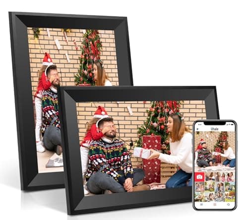 Uhale Digital Picture Frame 10.1 Inch HD Touch Screen Digital Photo Frame WiFi Enabled,16GB Storage,Auto-Rotate,Free Photo and Video Sharing to Family & Friends via The app