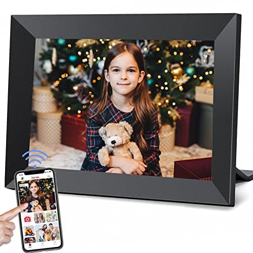 Frameo 10.1 Inch WiFi Digital Picture Frame with 32GB Storage,1280 * 800P IPS HD Touch Screen,Send Photos/Videos from Your Phone Anywhere, Photo Gifts for Parents and Grandparents