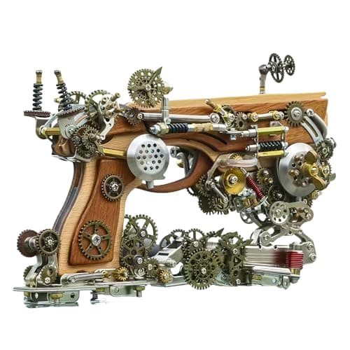 3D Metal Puzzle for Adults,Cyberpunk Puzzle Building Set，Highly Difficult 3D Metal Model Kit, Brain Teaser Puzzles DIY Assembling for Stress Relief - High end Men's Gift