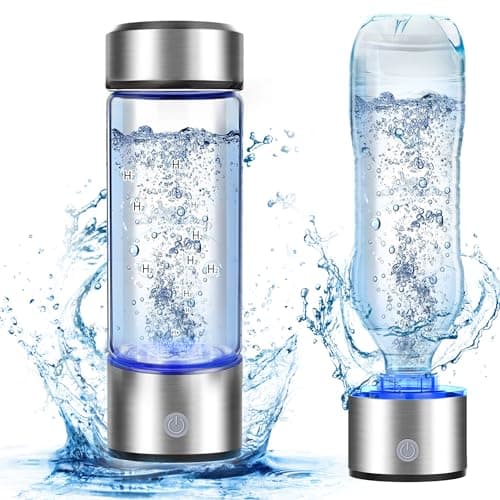 2025 New Hydrogen Water Bottle, 2800PPB in 3Min, SPE PEM Tech, Portable 16OZ, Rechargeable Hydrogen Water Bottle for Travel, Home, Office – Gift for Family & Friends (XR-20)