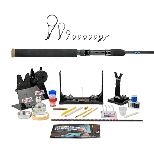Mud Hole All-in-One Fishing Rod Building Kit with Tools, Components, and Supplies (Spinning, 7'0" Medium)