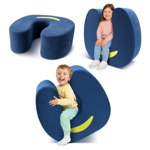 Memory Foam Sensory Chair for Kids - Soft Squeeze Seat Calming Tool for Kids with Autism ADHD, Compression Rocking Chair for Special Need Child, Sensory Room Must Have Toys, Ideal Gift for Boy Girl